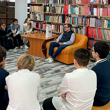 Новость: Встреча с учениками 444 школы